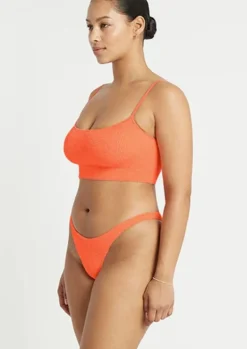 Reid Crop in Neon Orange