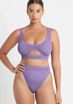 Sasha Bikini Top in Mauve Eco