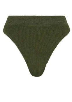 Savannah High Waist Brief in Khaki