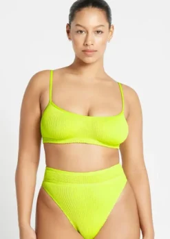 Strap Saint Bikini Top in Sunny Lime