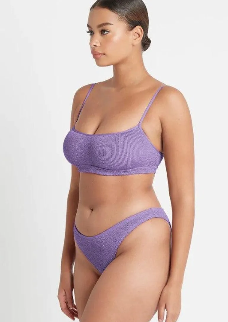 Strap Saint Bikini Top in Mauve Eco