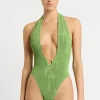 Tatiana One Piece in Matcha Palm