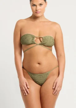 The Anisha Bikini Brief in Sage Tiger