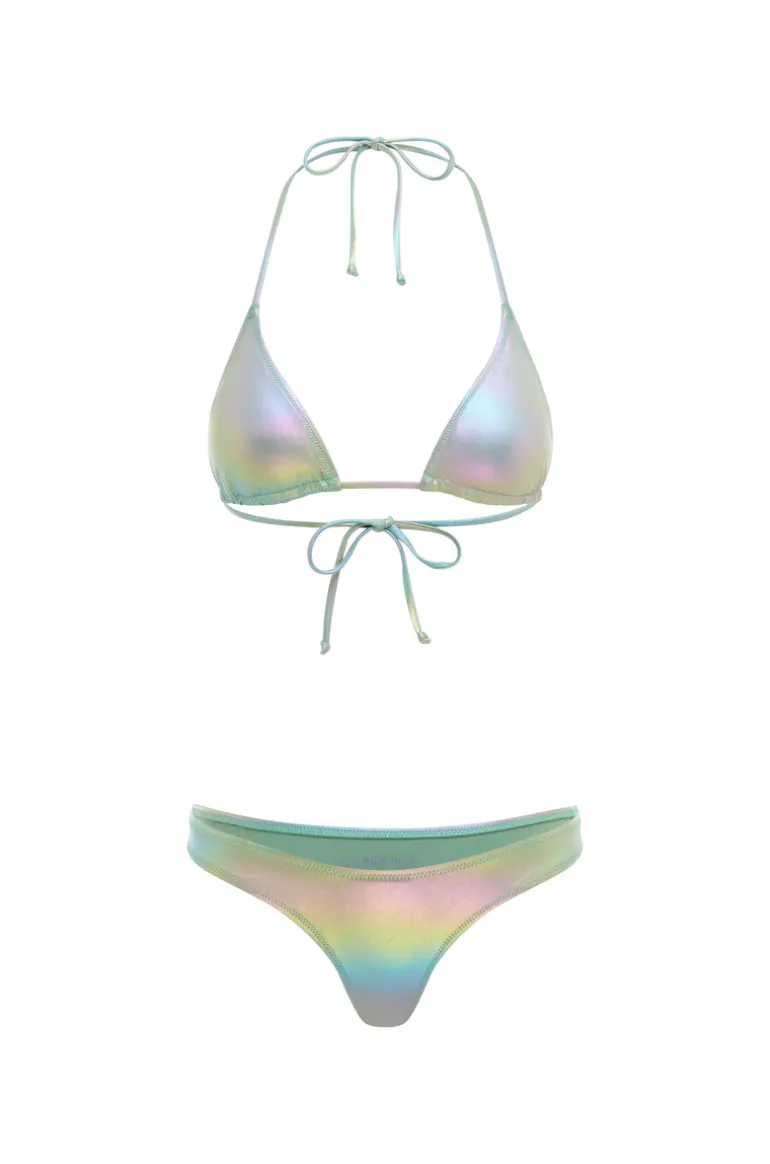 The Luxe Tri Bikini Top in Virgo
