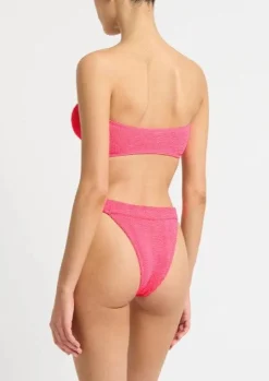 The Milo Bikini Brief in Neon Azalea