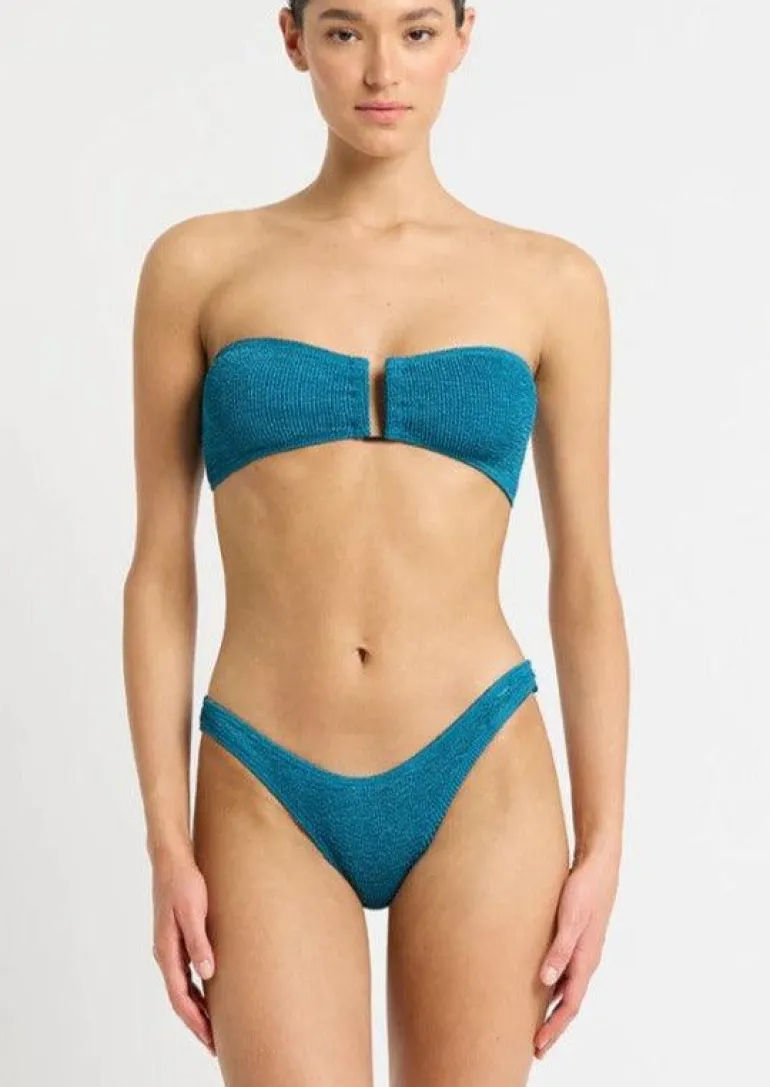The Sign Bikini Brief in Ocean Shimmer