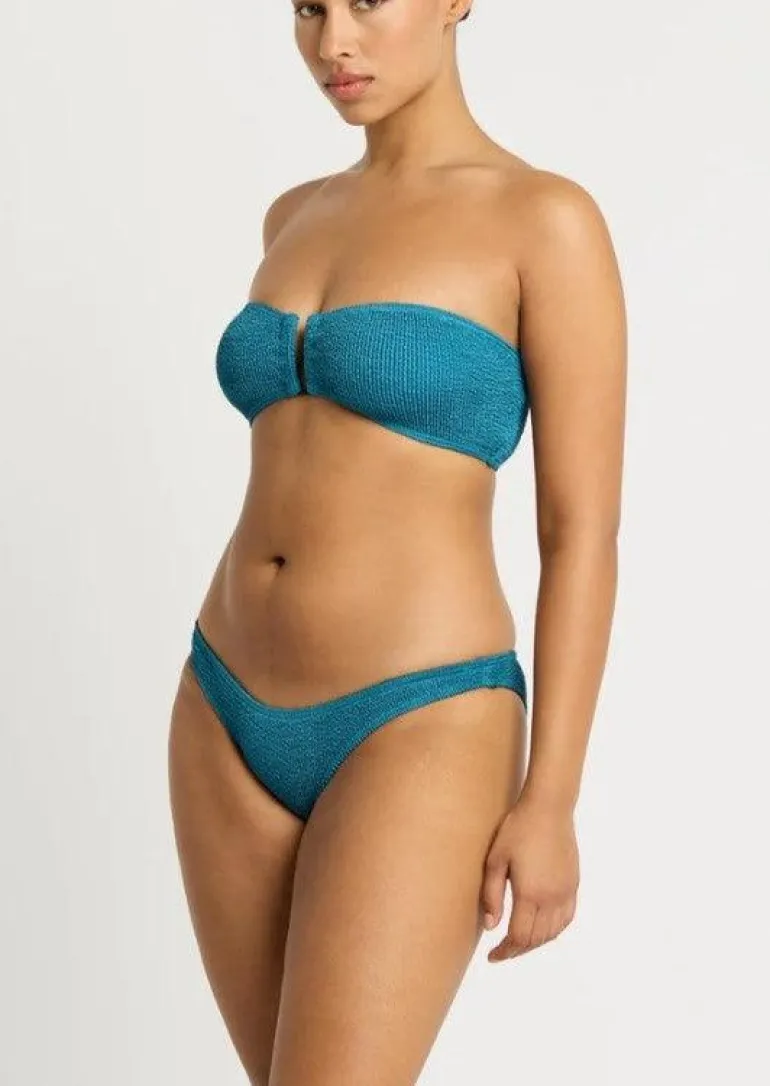 The Sign Bikini Brief in Ocean Shimmer