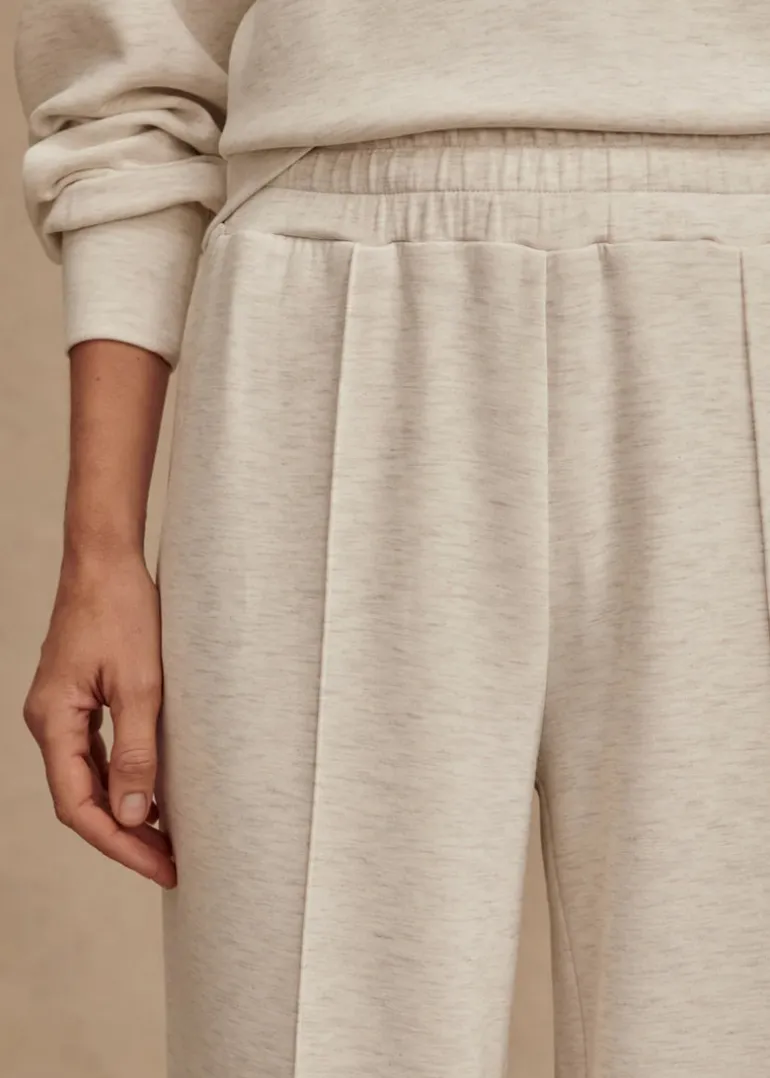 The Wide Leg Pant 28" in Ivory