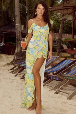 Vacanza Maxi Dress in Anacapri Lemon