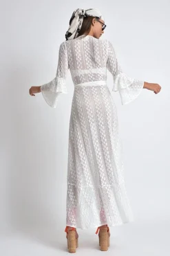 Valentino Wrap Stretchy Lace Dress